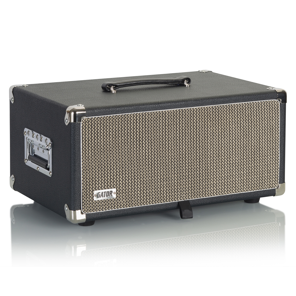 Gator GR-RETRORACK-4BK Vintage Amp Vibe 4U Rack Case, Black
