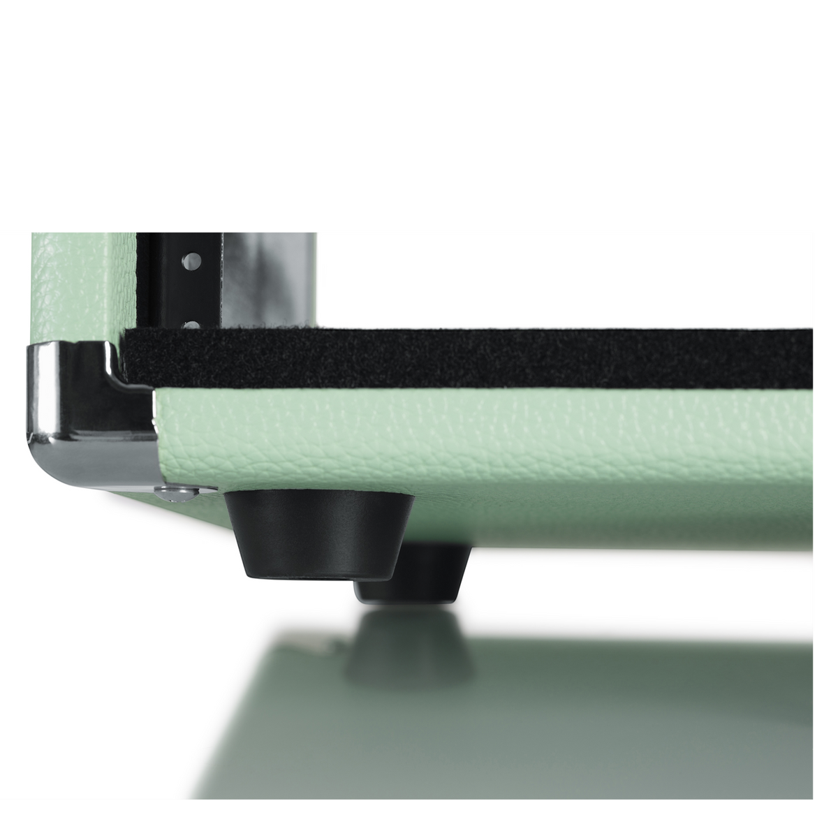 Gator GR-RETRORACK-2SG Vintage Amp Vibe 2U Rack Case, Seafoam Green