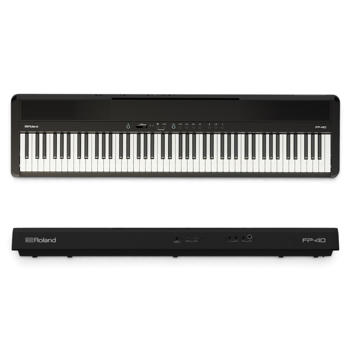 Roland FP-40 88-Key Digital Piano with Weighted Hammer Action & Bluetooth, Black