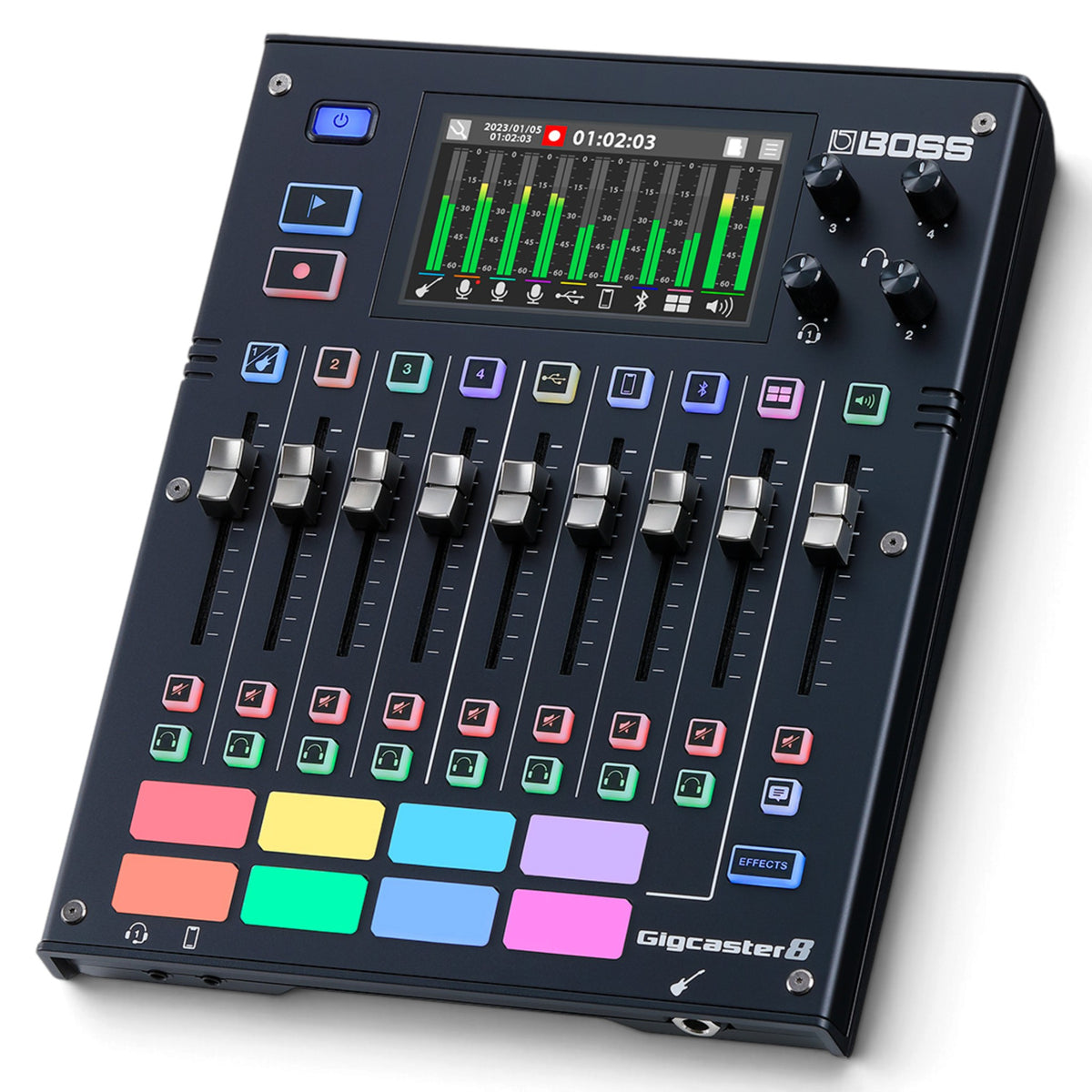 Boss GCS-8 Gigcaster 8 - 8 Channel Digital Mixer