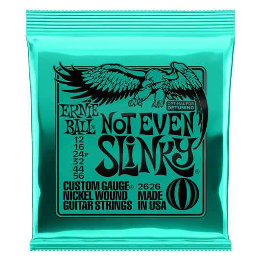 Ernie Ball 2626 Not Even Slinky Nickel Wound Electric Guitar Strings 12-56