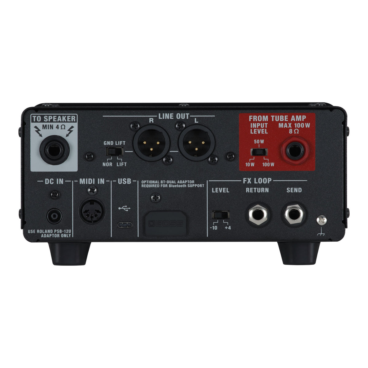BOSS Waza Tube Amp Expander Core Rear Connections