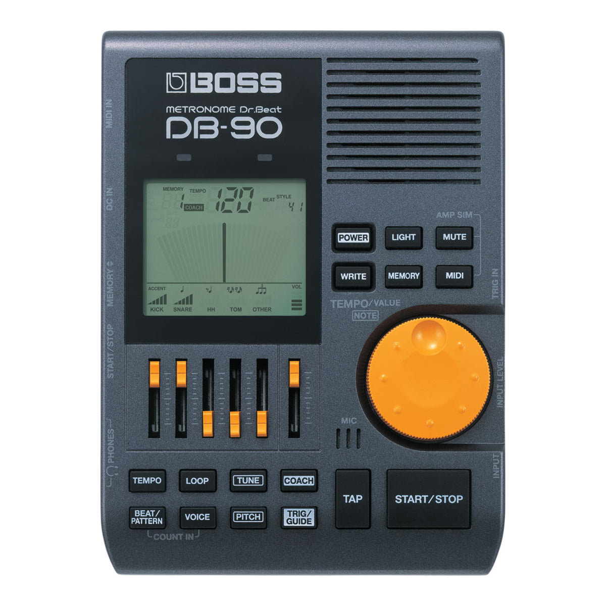 BOSS DB-90 Dr. Beat Metronome Top View
