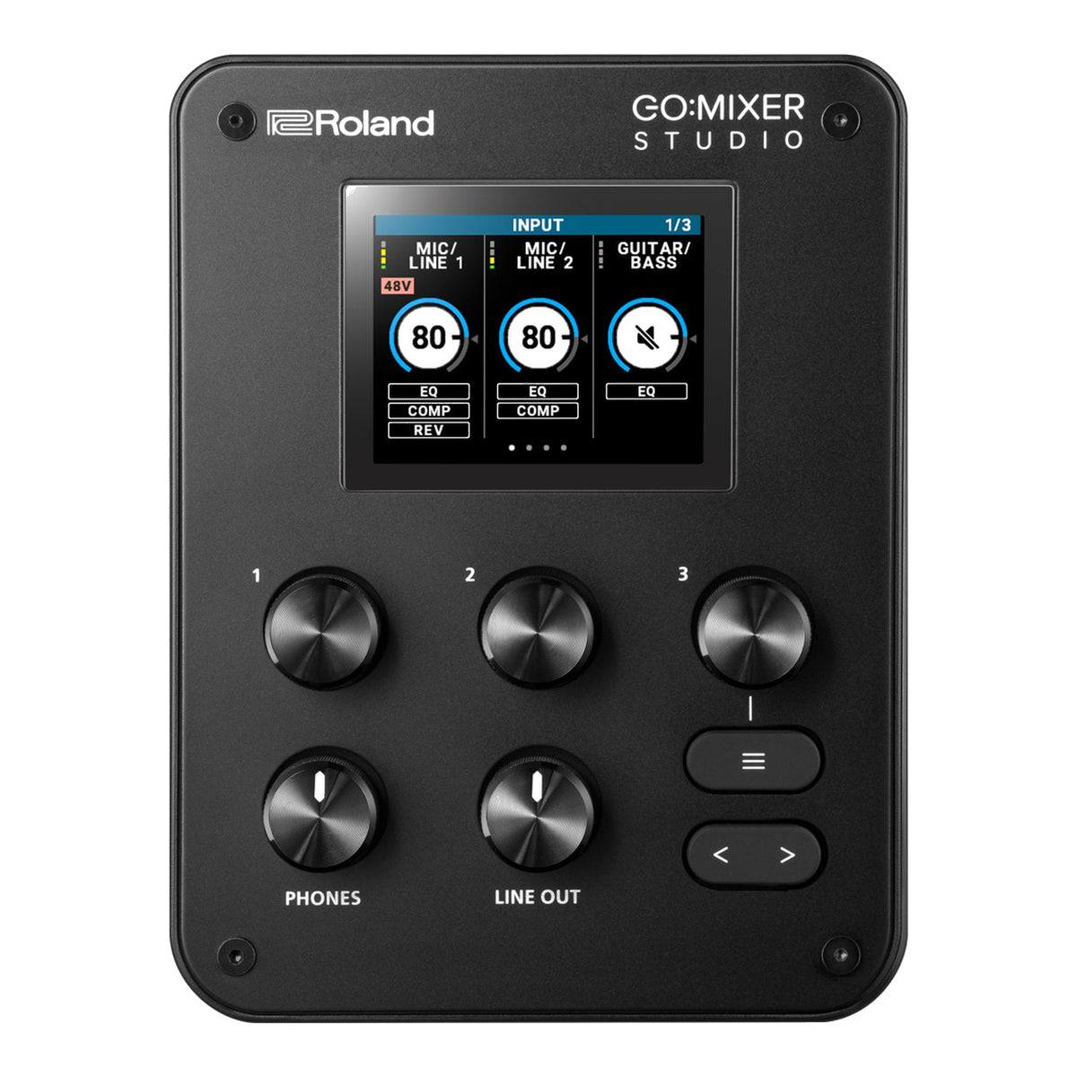 Roland GO:MIXER STUDIO Top View