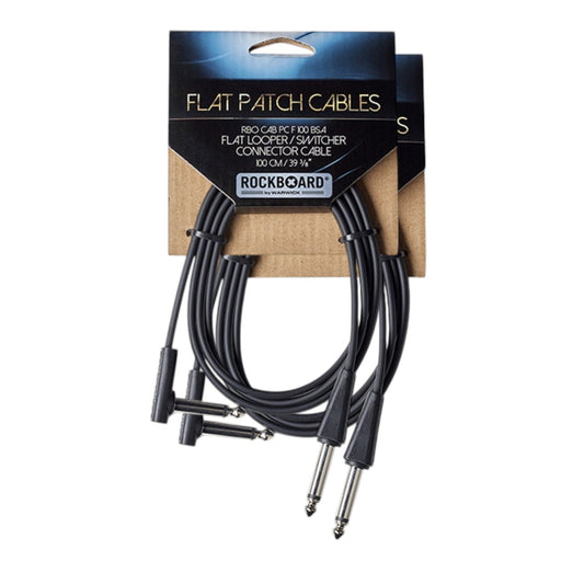 RockBoard Flat Looper Switcher Cable 100 cm 40 in ST-RA 2-Pack