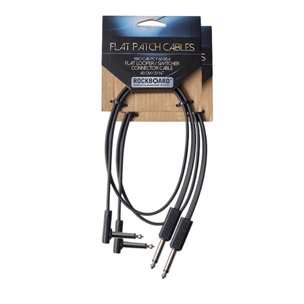 RockBoard Flat Looper Switcher Cable 60 cm 24 in ST-RA 2-Pack