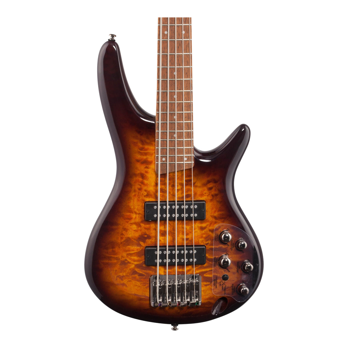 Ibanez SR405EQM Dragon Eye Burst Front Body View
