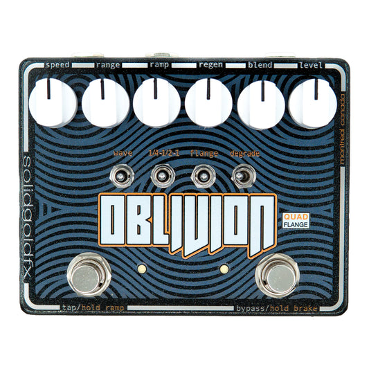 SolidGoldFX Oblivion Quad Flanger Pedal