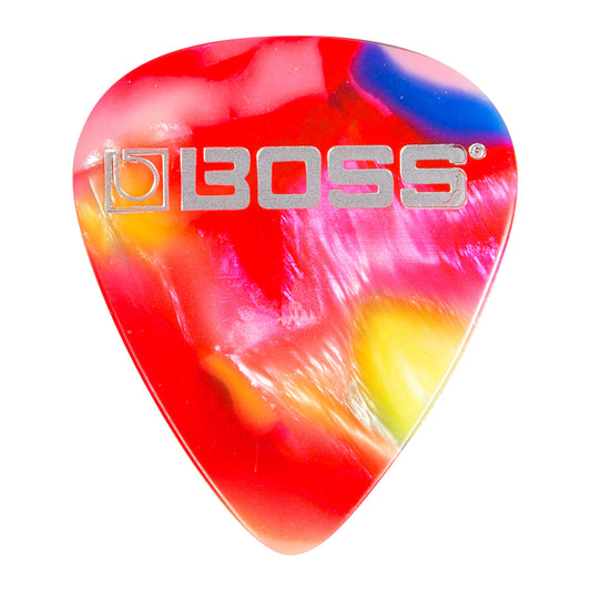 BOSS BPK-72-MH Heavy Celluloid Guitar Picks, Mosaic, 72-Pack