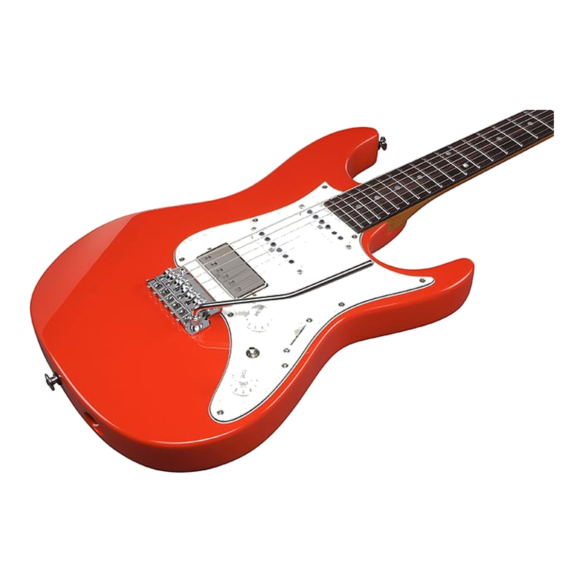 Ibanez AZ2204NW Vermillion Red Front Angle View