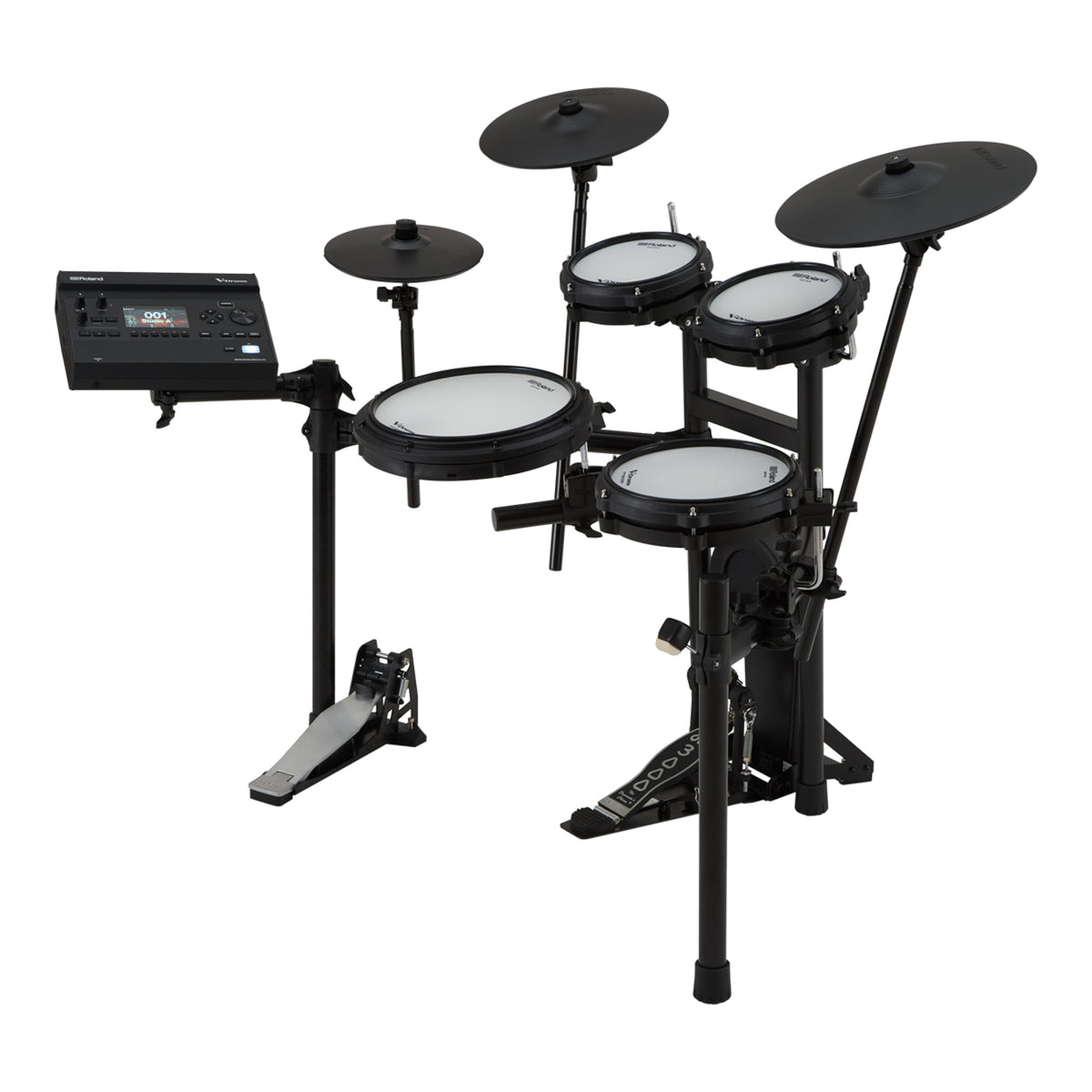 Roland TD313 V-Drums Electronic Drum Kit Side View