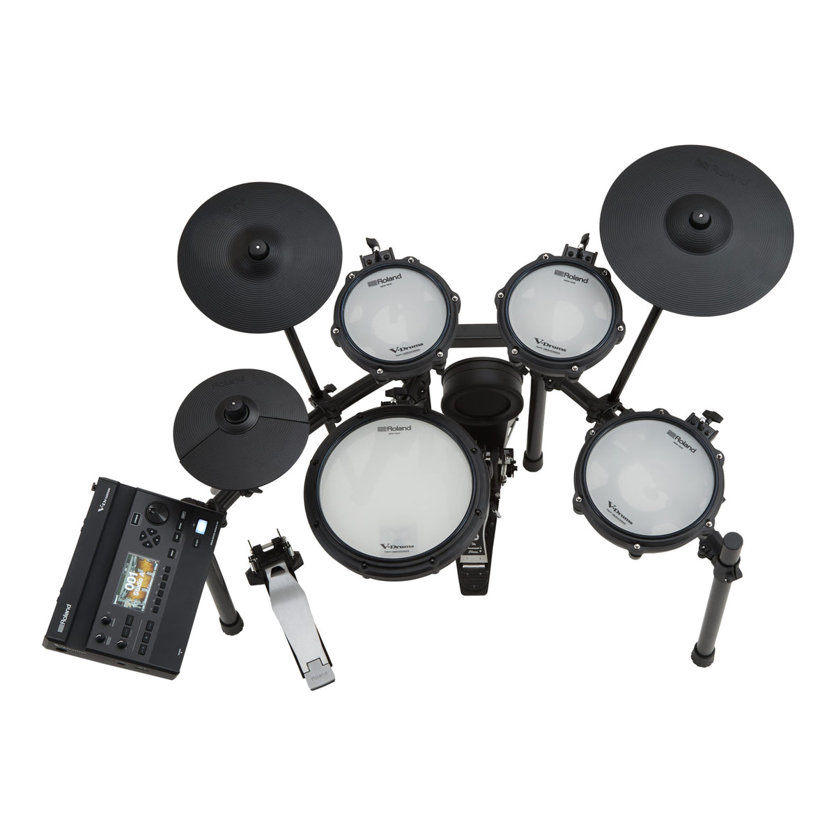 Roland TD313 V-Drums Electronic Drum Kit Top View