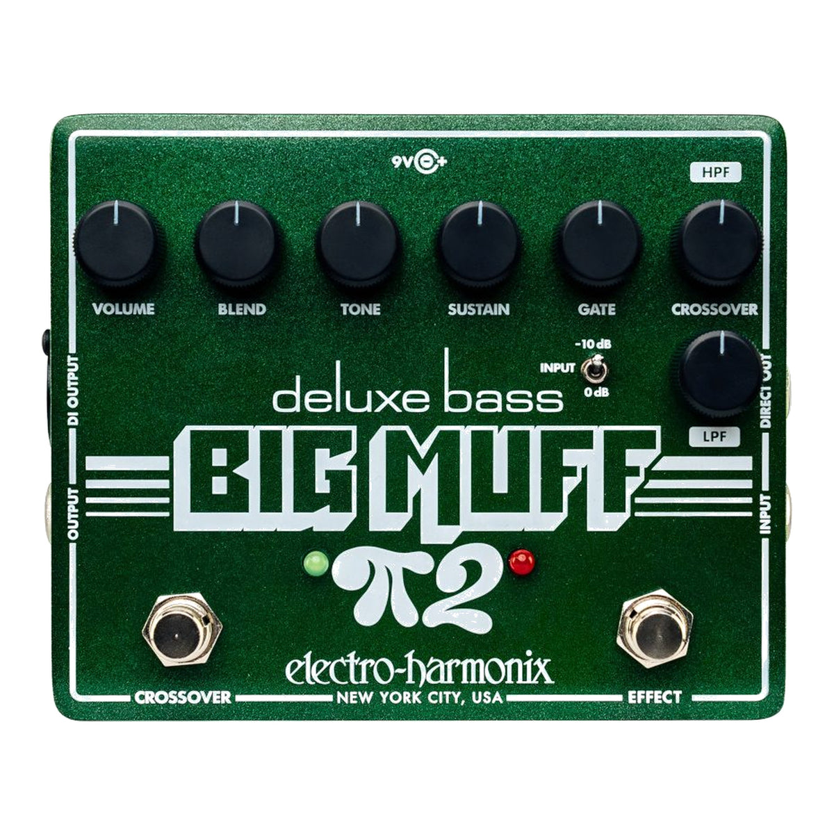 Electro-Harmonix Deluxe Bass Big Muff Pi 2 Top View