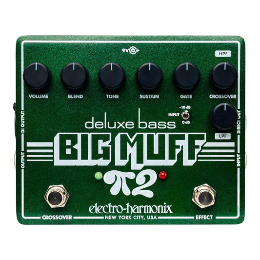 Electro-Harmonix Deluxe Bass Big Muff Pi 2 Top View