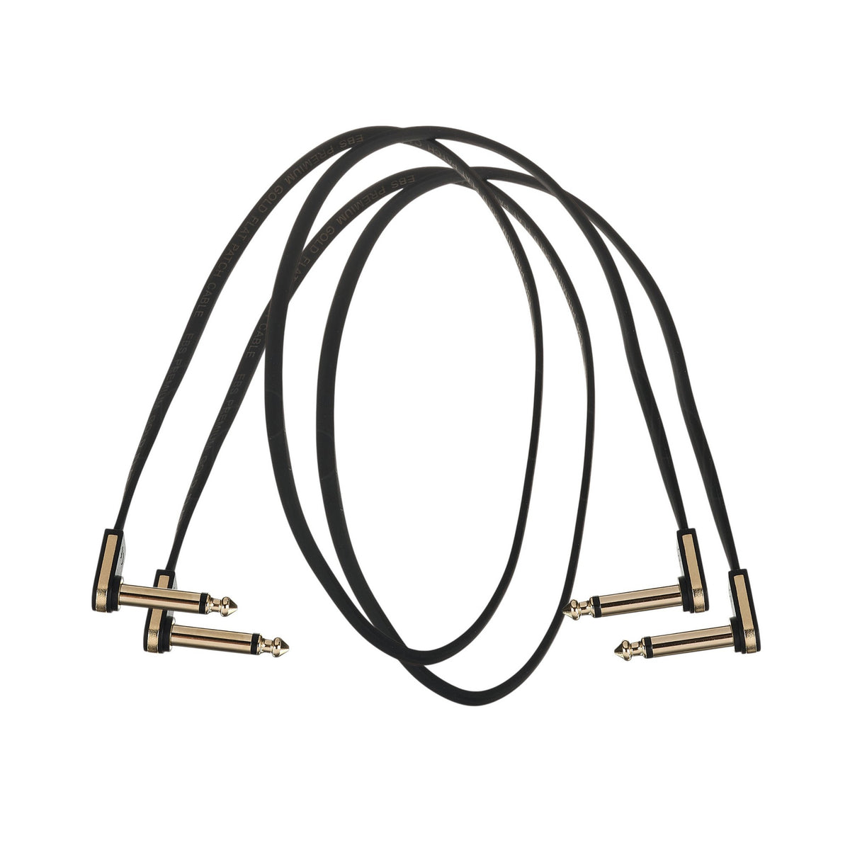 EBS PG-78 Premium Gold Flat Patch Cable Low Profile Ultra Compact 78 cm 31 in 2-PACK