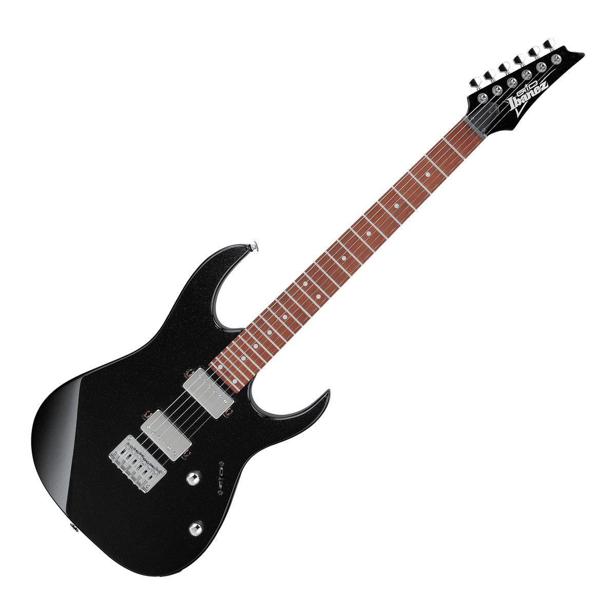 Ibanez GRG121SP GIO RG Electric Guitar, Black Night with MR350C Hardshell Case