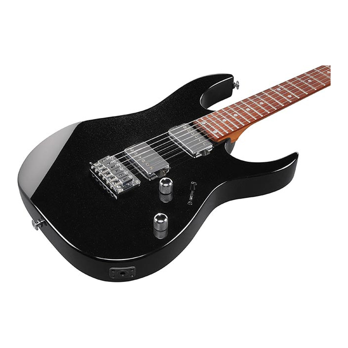 Ibanez GRG121SP GIO RG Electric Guitar, Black Night with MR350C Hardshell Case
