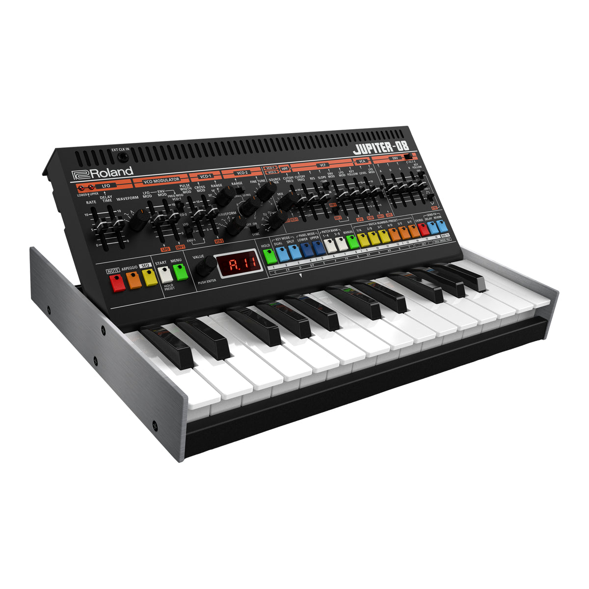 Angled view with included keyboard dock