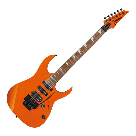 Ibanez RG460DX RG Electric Guitar Front, Roadster Orange Metallic