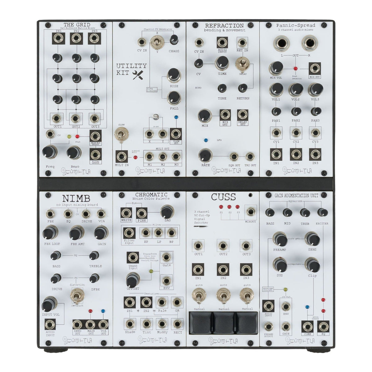 Gen Thalz Harsh Noise System 8-Module 6U Eurorack Noise Synthesizer