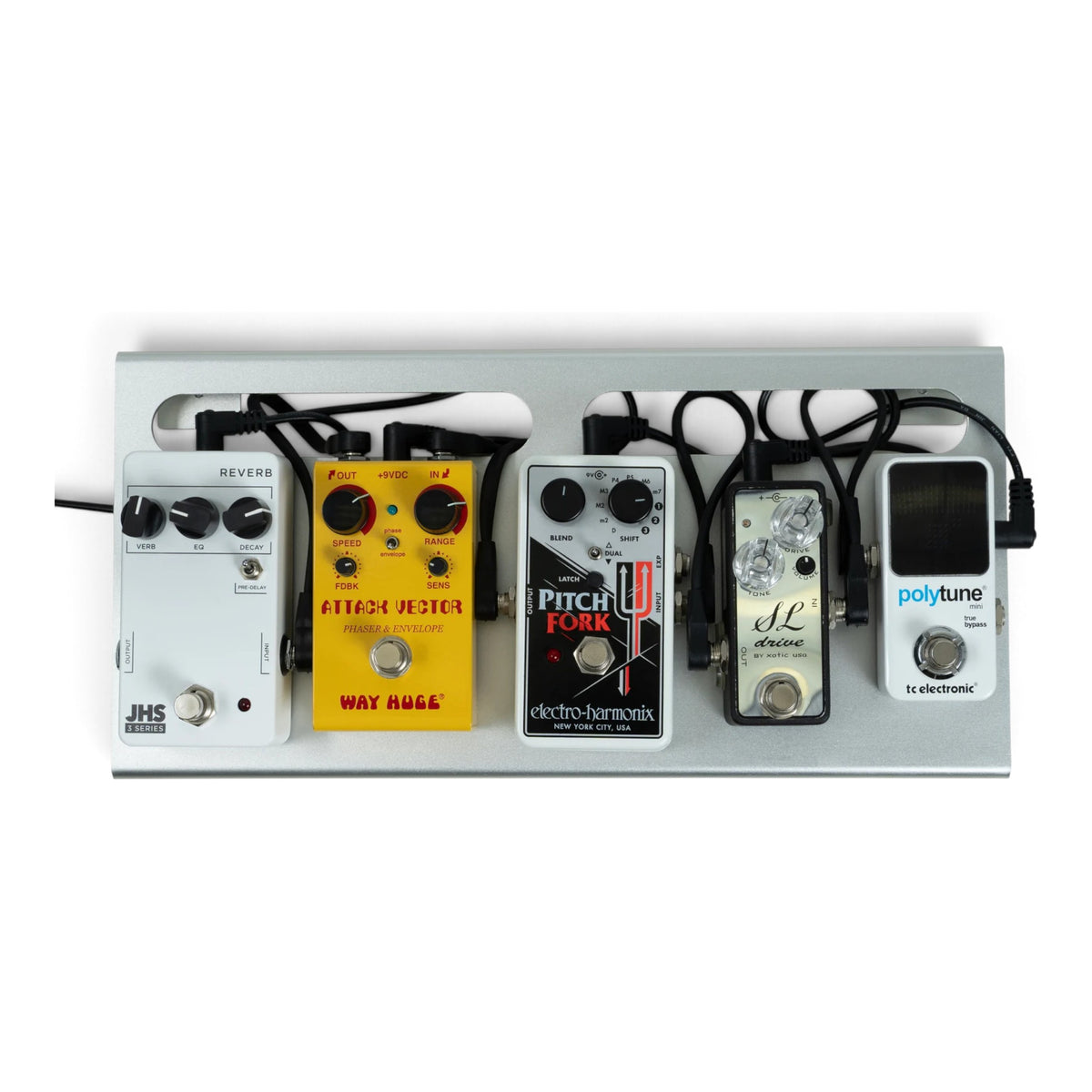 Pig Hog PHSTMB1 StageTrix Mini Pedalboard with Reunion Blues RBC23SKL SideKick Bag view 11