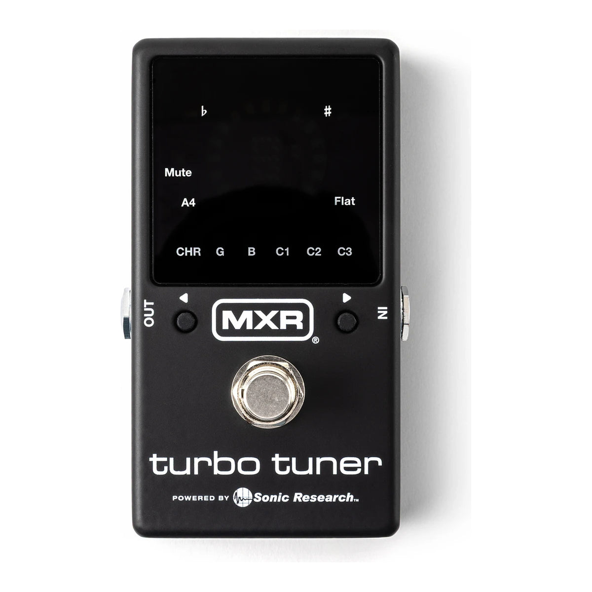 MXR M400 Turbo Tuner Strobe Pedal, Display Off