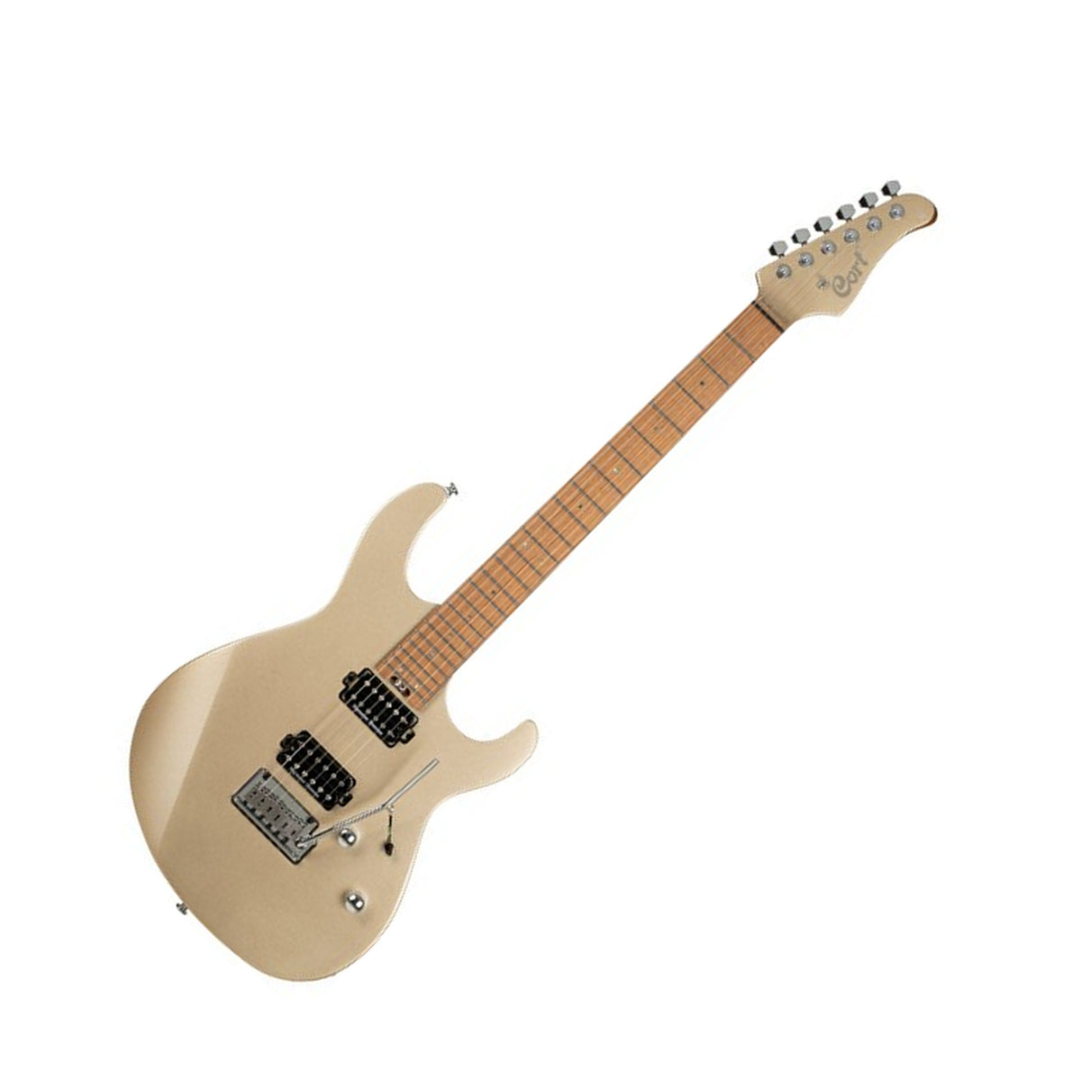 Cort G300 Pro Electric Guitar, Metallic Gold Front
