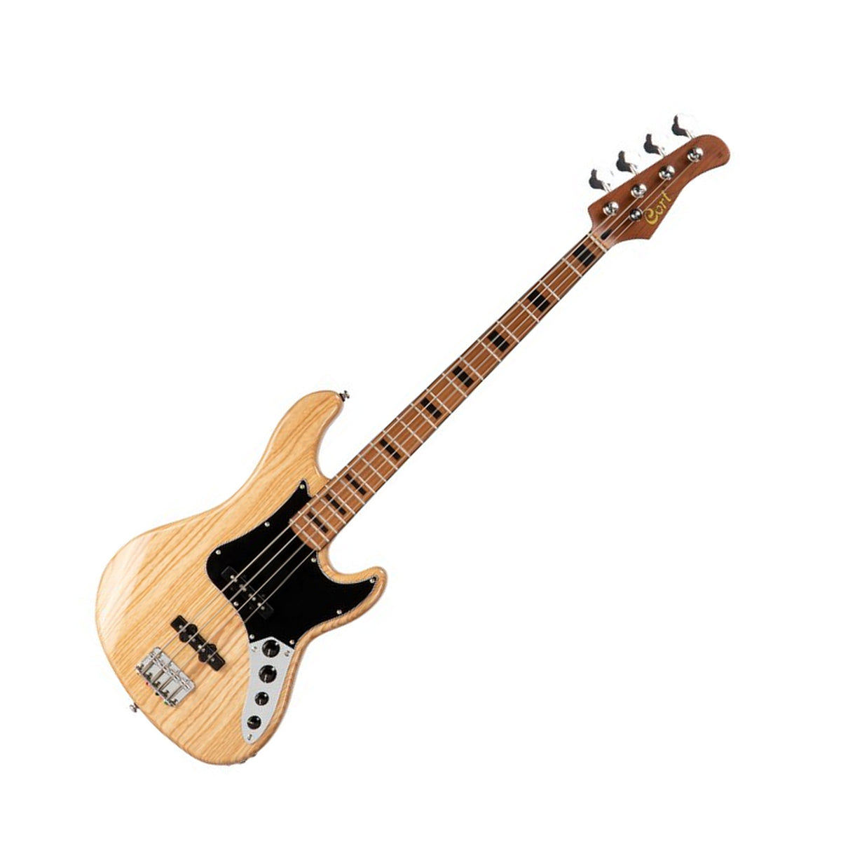 Cort GB64JJ Bass Guitar, Natural Front