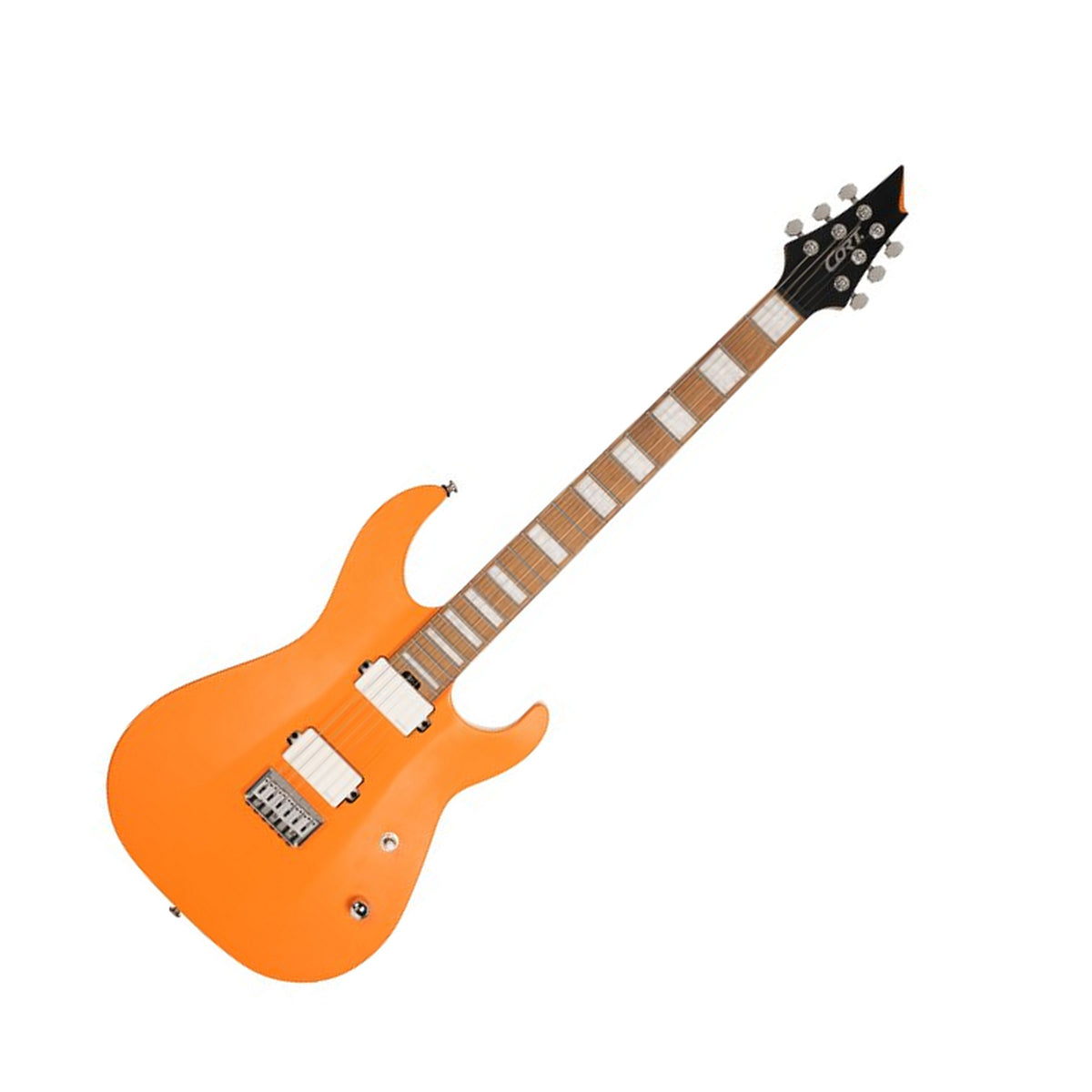Cort KX600 Infinite Electric Guitar, Orange Crush Satin Front