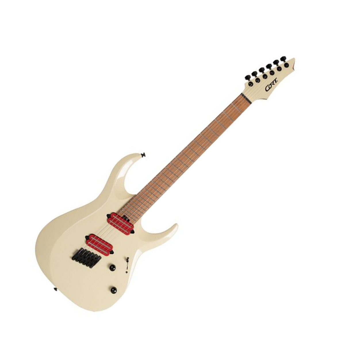 Cort X700 Mutility II Electric Guitar with Gig Bag, Military Beige Front