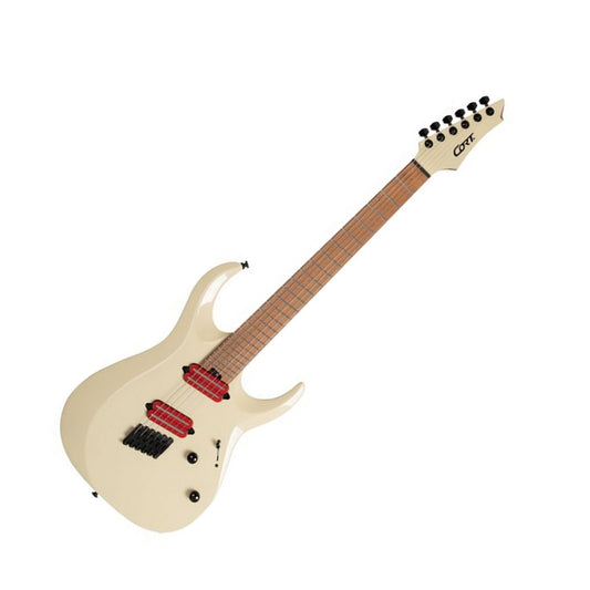 Cort X700 Mutility II Electric Guitar with Gig Bag, Military Beige Front