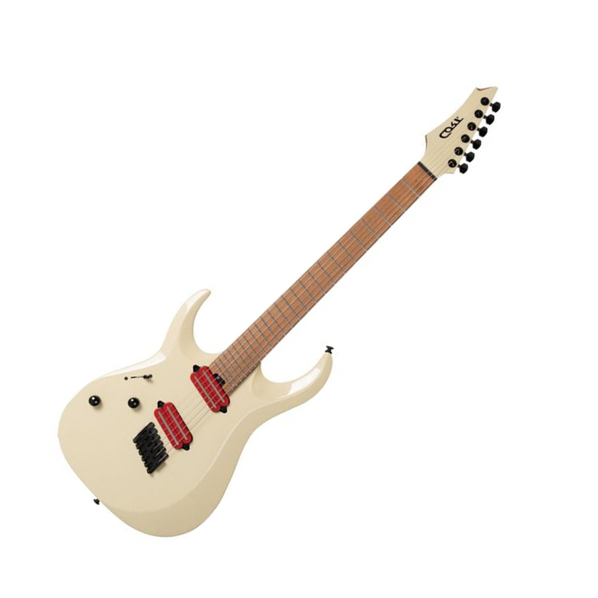 Cort X700 Mutility II Electric Guitar with Gig Bag, Military Beige Rear