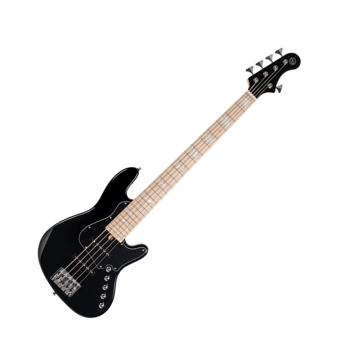 Cort Elrick NJS 5 Bass Guitar, Black Front