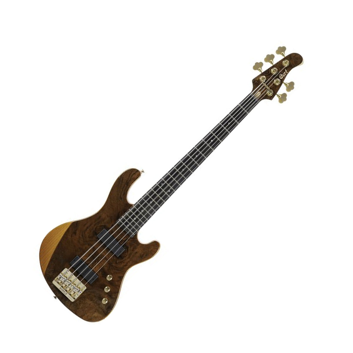 Cort Jeff Berlin Rithimic V Bass Guitar, Natural Gloss Front