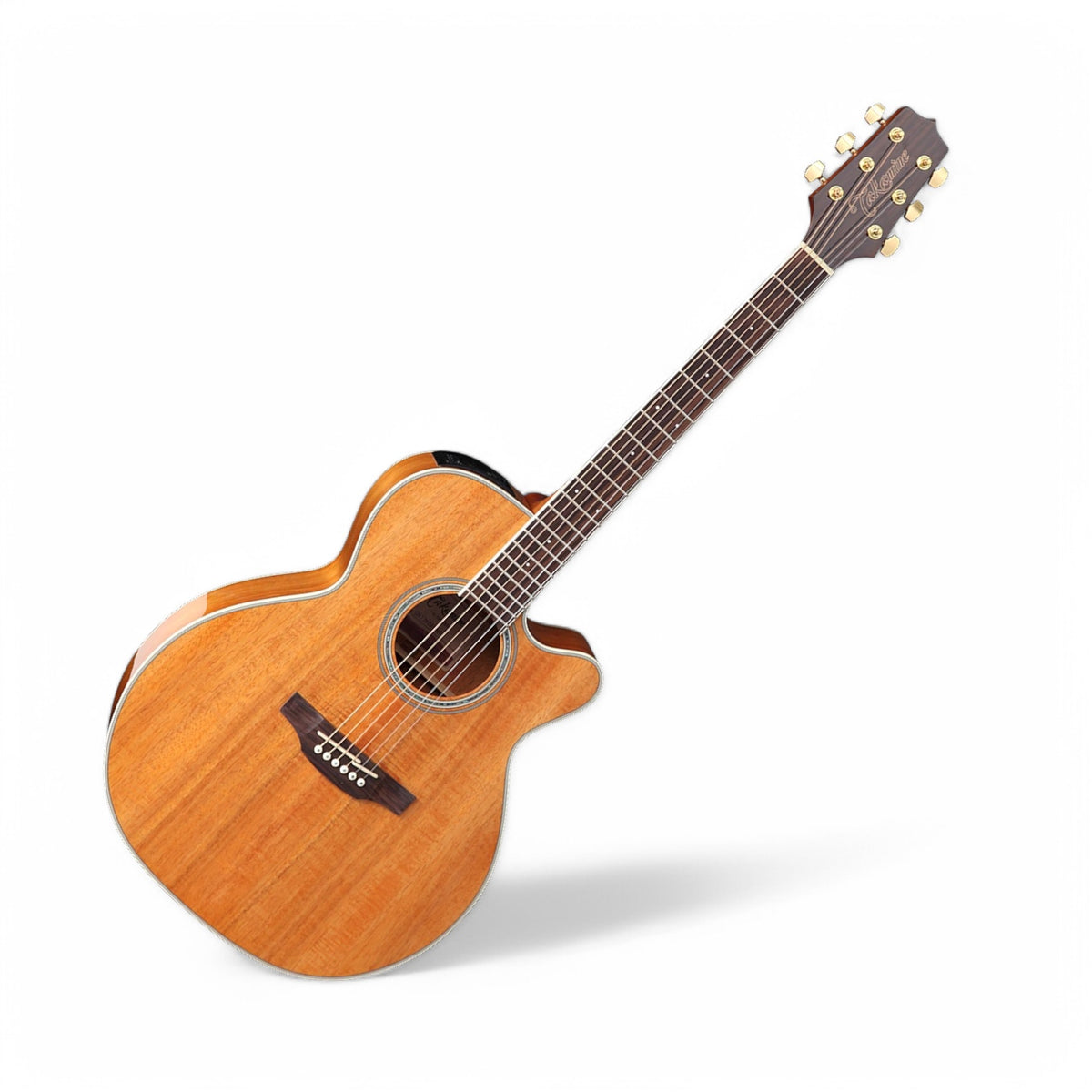 Takamine GN77KCE Acoustic-Electric Guitar, Hawaiian Koa, Natural with Pig Hog PHGBA Gig Bag