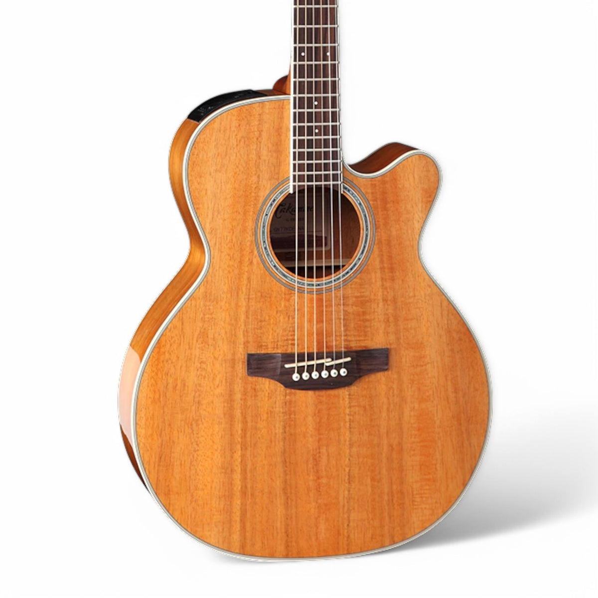 Takamine GN77KCE Acoustic-Electric Guitar, Hawaiian Koa, Natural with Pig Hog PHGBA Gig Bag