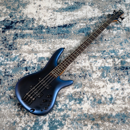 Ibanez SR500NMAM SR Standard 4-String Electric Bass – Midnight Arctic Ocean Matte – Nordstrand Pickups, Active/Passive EQ [B-Stock - Blem]
