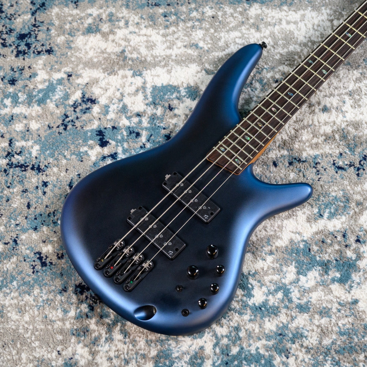Ibanez SR500NMAM SR Standard 4-String Electric Bass – Midnight Arctic Ocean Matte – Nordstrand Pickups, Active/Passive EQ [B-Stock - Blem]