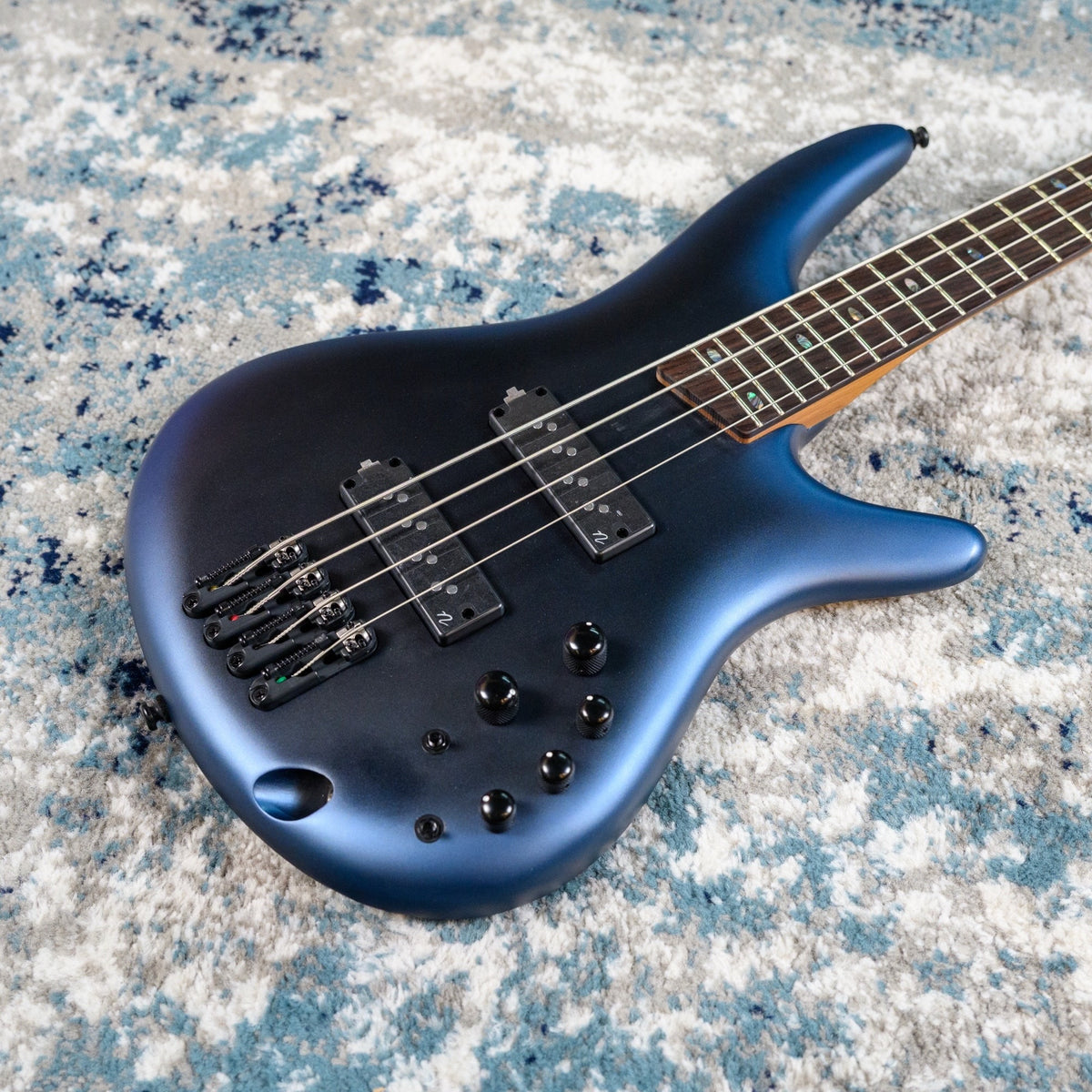 Ibanez SR500NMAM SR Standard 4-String Electric Bass – Midnight Arctic Ocean Matte – Nordstrand Pickups, Active/Passive EQ [B-Stock - Blem]