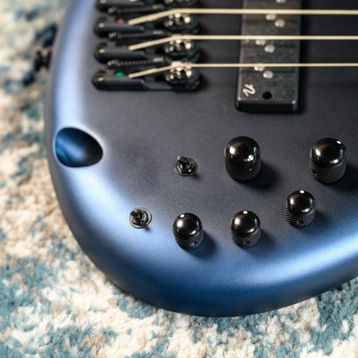 Ibanez SR500NMAM SR Standard 4-String Electric Bass – Midnight Arctic Ocean Matte – Nordstrand Pickups, Active/Passive EQ [B-Stock - Blem]