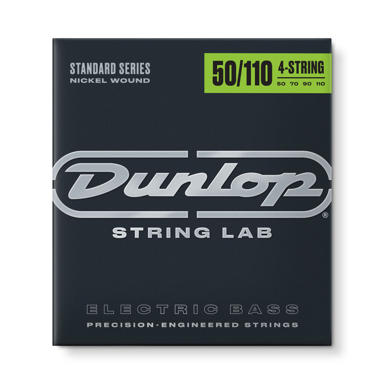 Dunlop Nickel Wound Bass Strings, Heavy 4-String Set (50-110), DBN50110