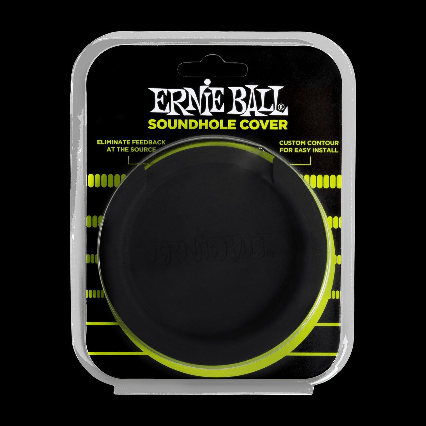 Ernie Ball Acoustic Soundhole Cover - Suppresses Noise and Feedback!