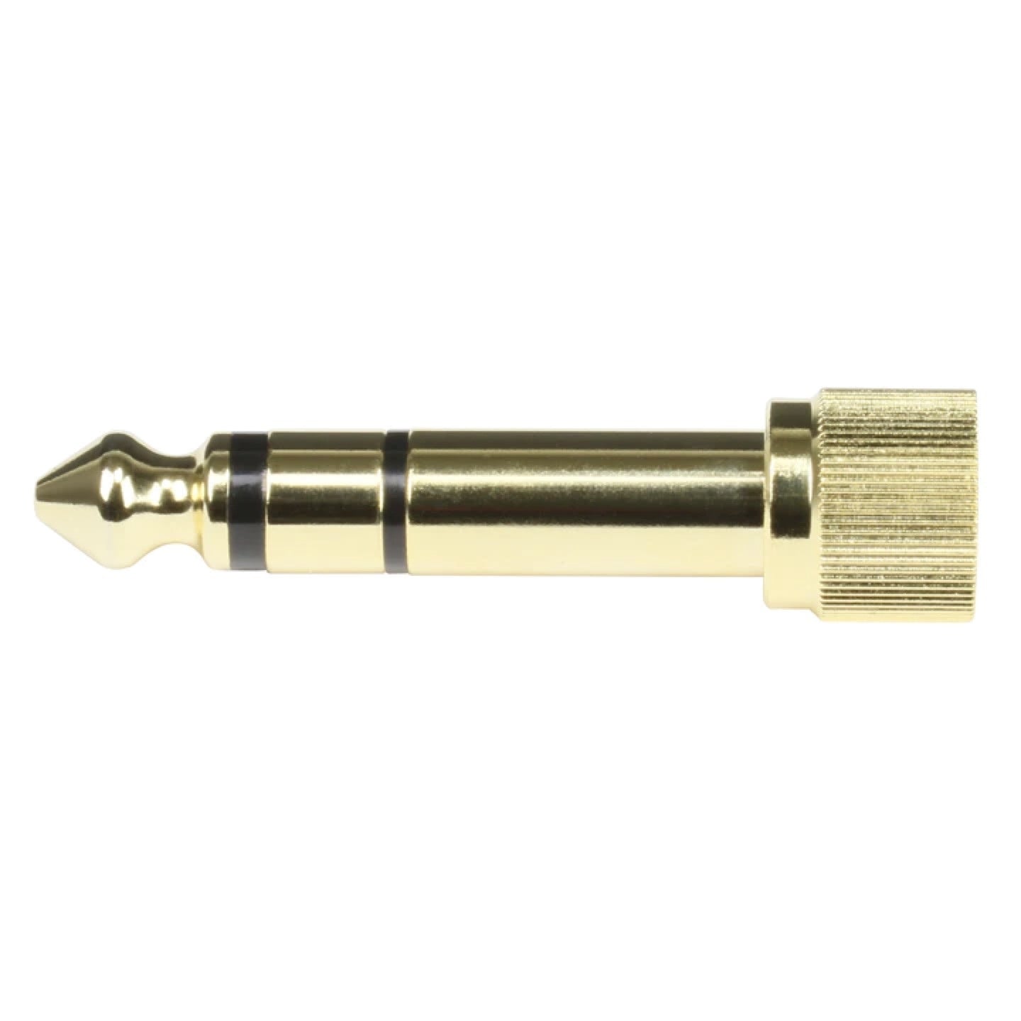 Pig Hog Solutions - 3.5mm(F)-1/4"(M) Stereo Adapter, Threaded