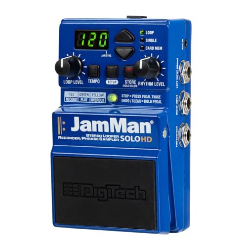 DigiTech JamMan Solo HD Stereo Looper, Recorder/Phrase Sampler (New for 2024)