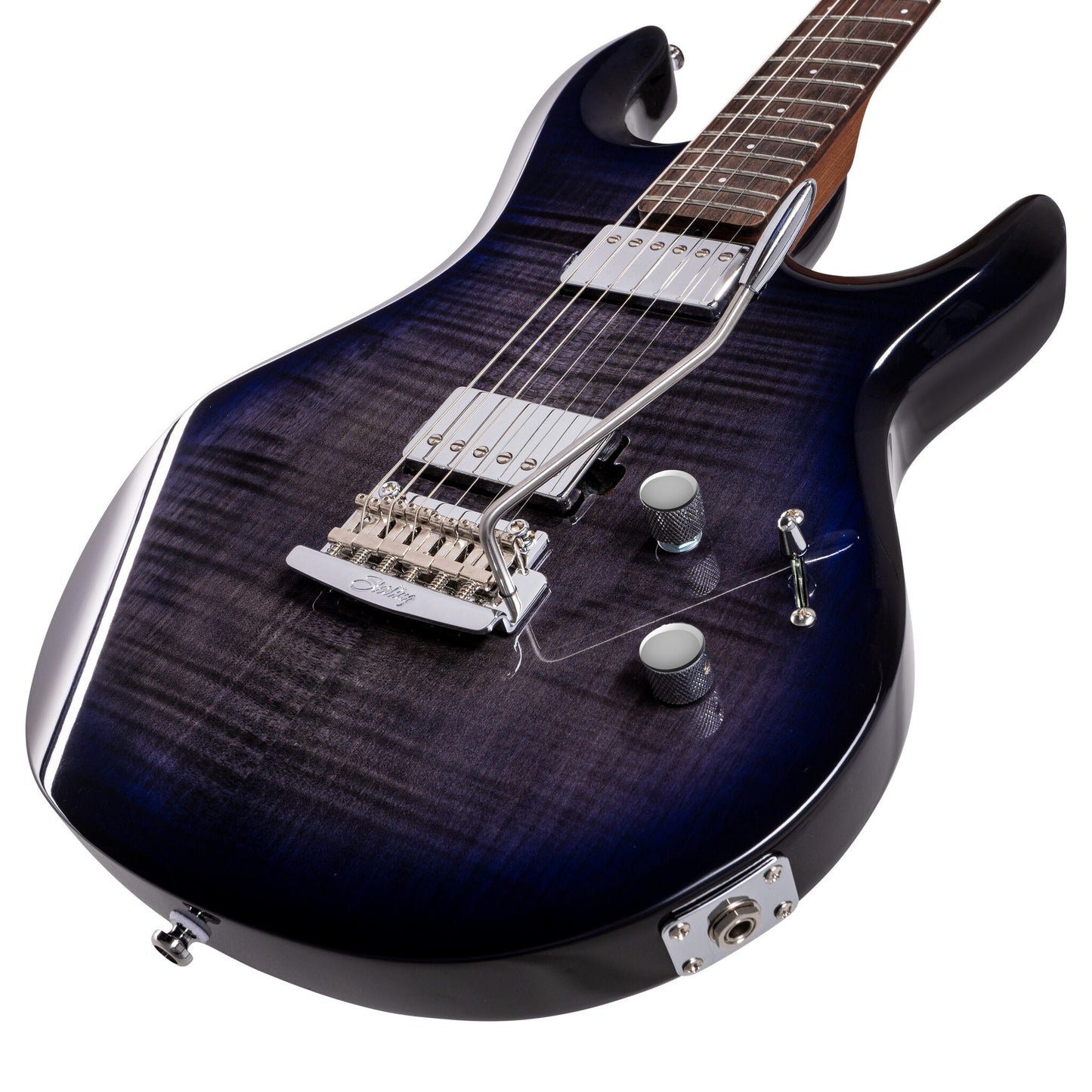 Sterling by Music Man Luke Signature, Flame Maple Blueberry Burst (Steve Lukather)