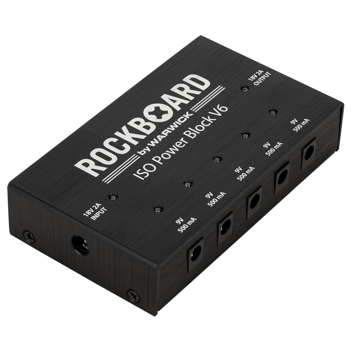 RockBoard ISO Power Block V6 - Isolated Multi Power Supply (5x 9v = 1x 18v, Linkable)