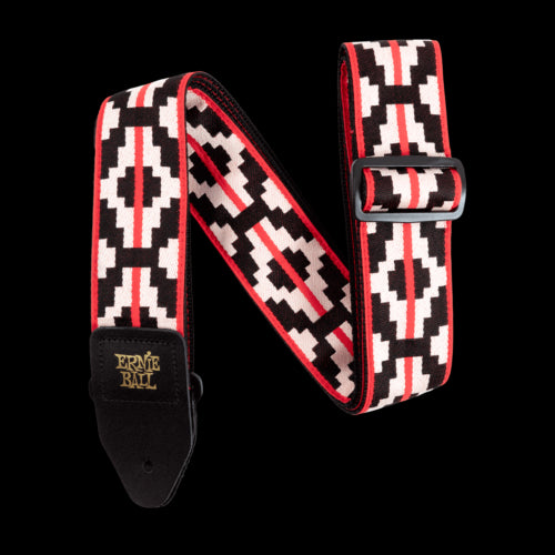 Ernie Ball Ristra Red Jacquard Strap