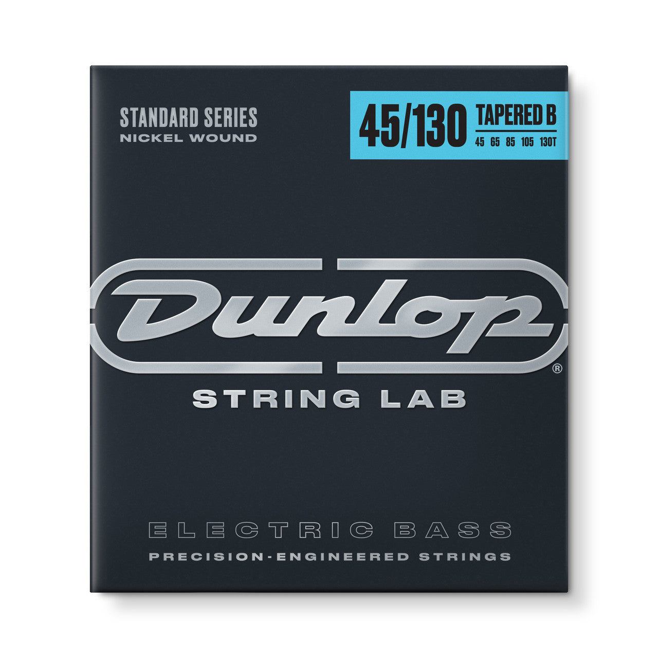 Dunlop Nickel Wound Bass Strings, Medium Tapered B 5-String Set (45-130), DBN45130T