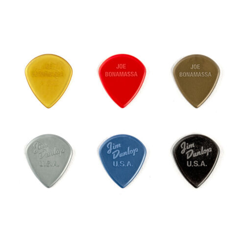 Dunlop Joe Bonamassa 6-Pick Variety Pack, Custom Jazz III Picks