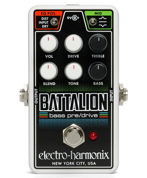 Electro-Harmonix (EHX) Nano Battalion Bass Preamp & Overdrive